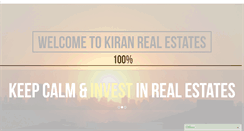 Desktop Screenshot of kiranrealestates.com